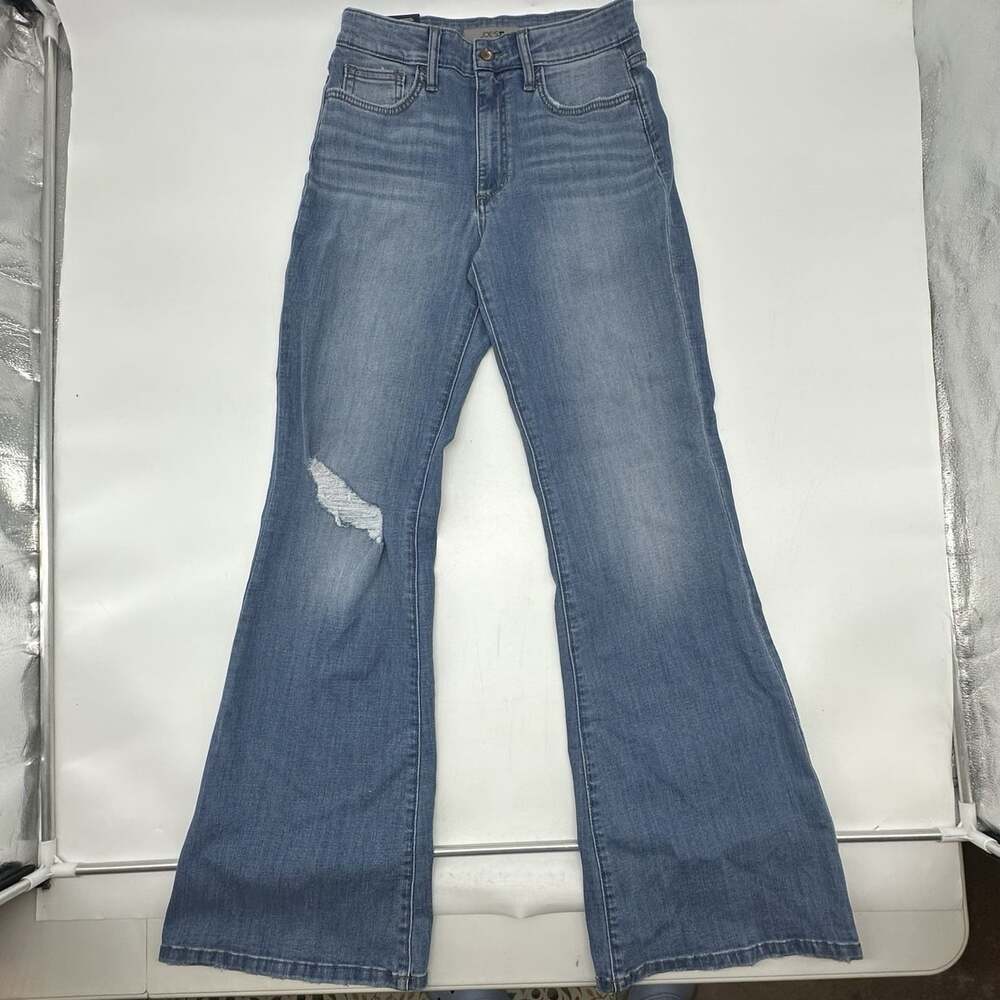 Joe's Jeans Flawless High Rise Flare Size 27 Light Wash Stretch Denim Jeans NWT